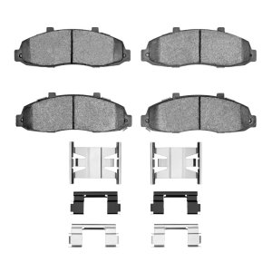 Ford F-150 Brake Pads - Front - R1 Concepts - Semi Met - `97-`04